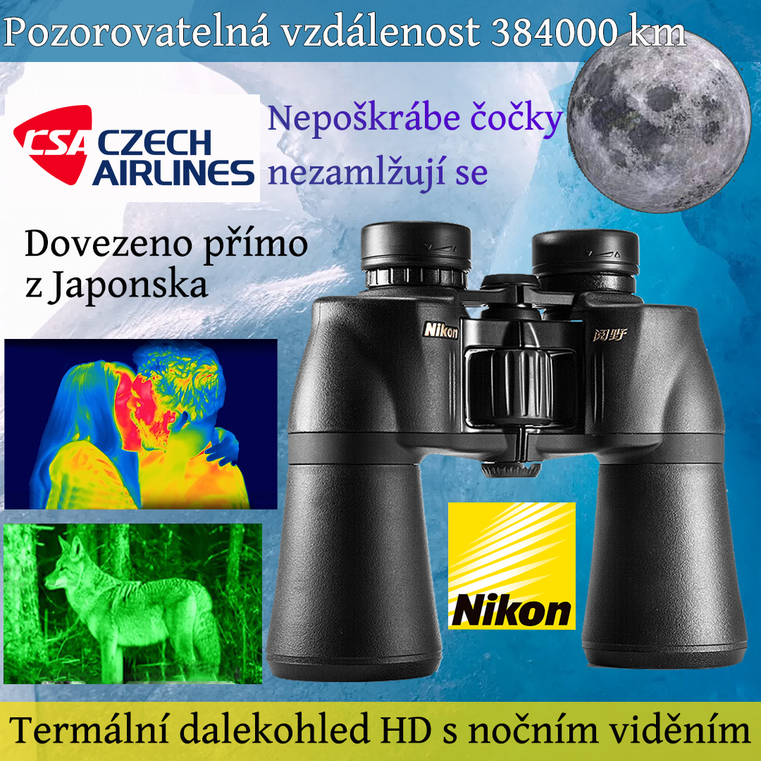 Vysoko výkonný ďalekohľad Nikon ACULON A211 s tepelným senzorom HD Night Vision