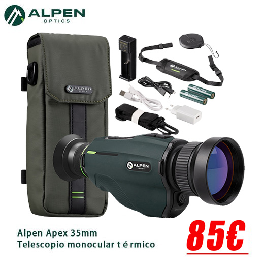 Alpen Apex 35mm/54mm Thermal Monocular