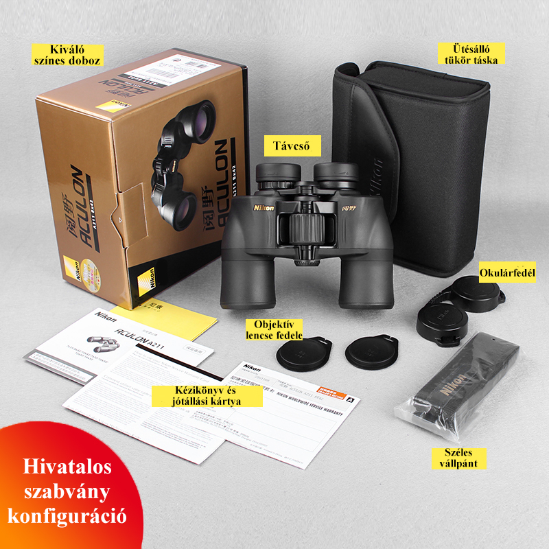 Nagy teljesítményű Nikon ACULON A211 távcső HD Night Vision hőérzékelővel