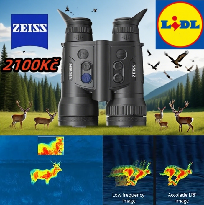 [Prémiový] Termokamerový dalekohled ZEISS Victory 8x42 | Vysoce výkonný senzor 50 Hz (novinka 2025) | Optimalizované pro noční vidění a lov | Dosah až 1500 m