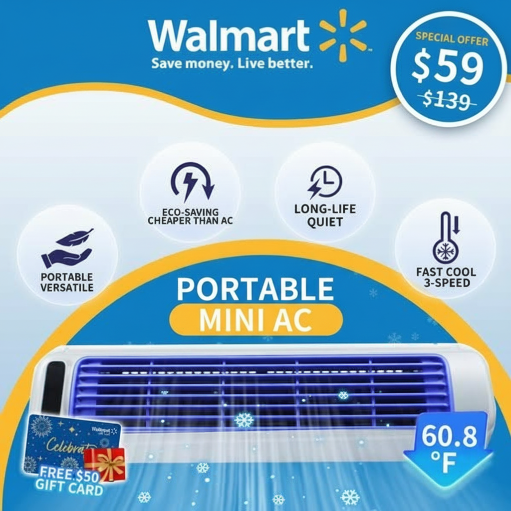 50% OFF Limited Time! Coolizi Cooling Ace – Ultimate Portable AC for Instant Cooling, Energy Savings, and Summer Comfort!