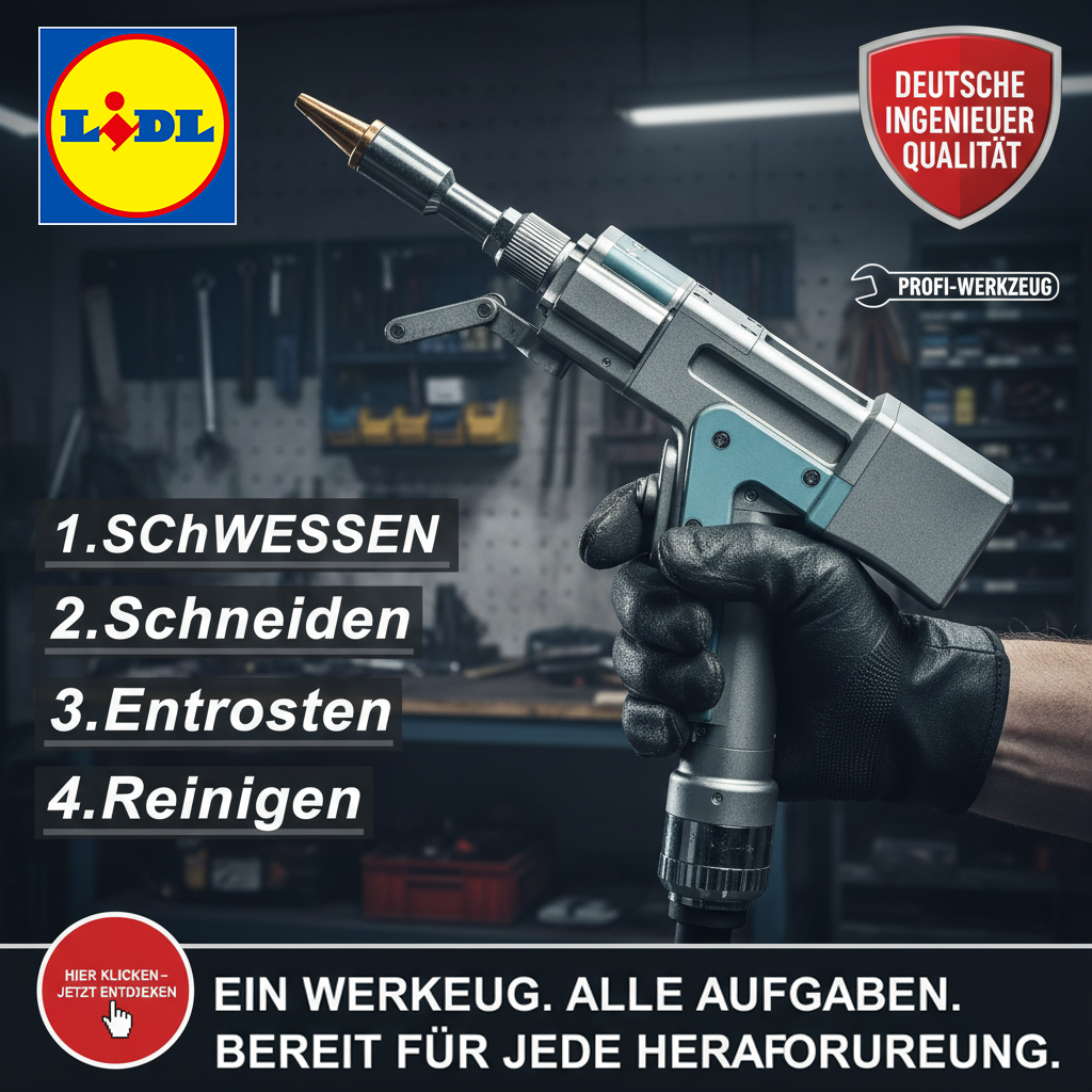 LIDL-SONDERPOSTEN: Makita 4-in-1 Laserpistole. 90% RABATT. Nur 72 Stunden.